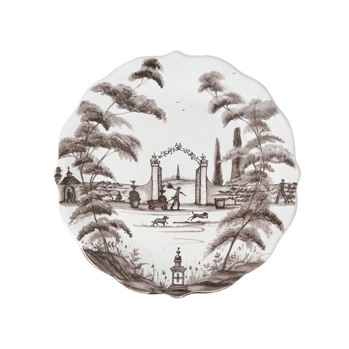 Country Estate Party Plate Assorted Set/4 - Flint Grey - Image 9