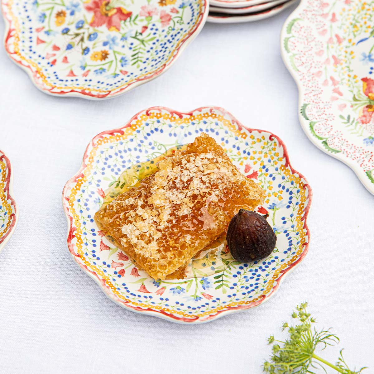 Sofia Side/Cocktail Plate Set/4 - Multi - Image 6