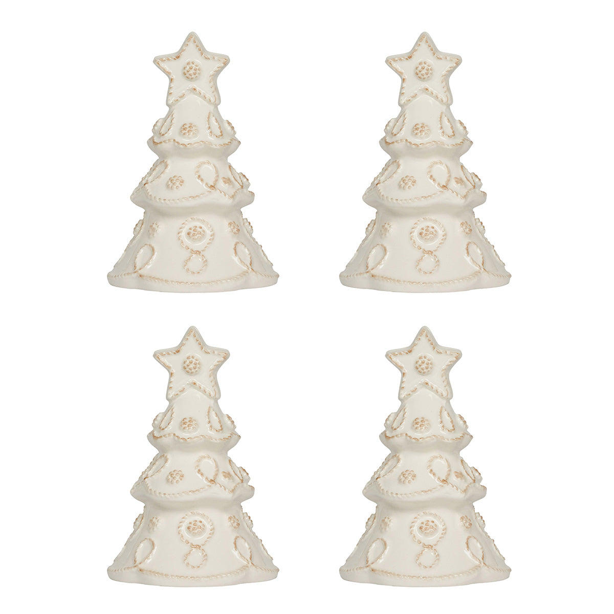 Berry & Thread Tree Place Card Holder Set/4 - Whitewash