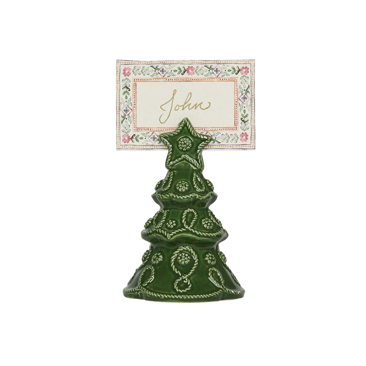 Berry & Thread Tree Place Card Holder Set/4 - Basil - Image 3