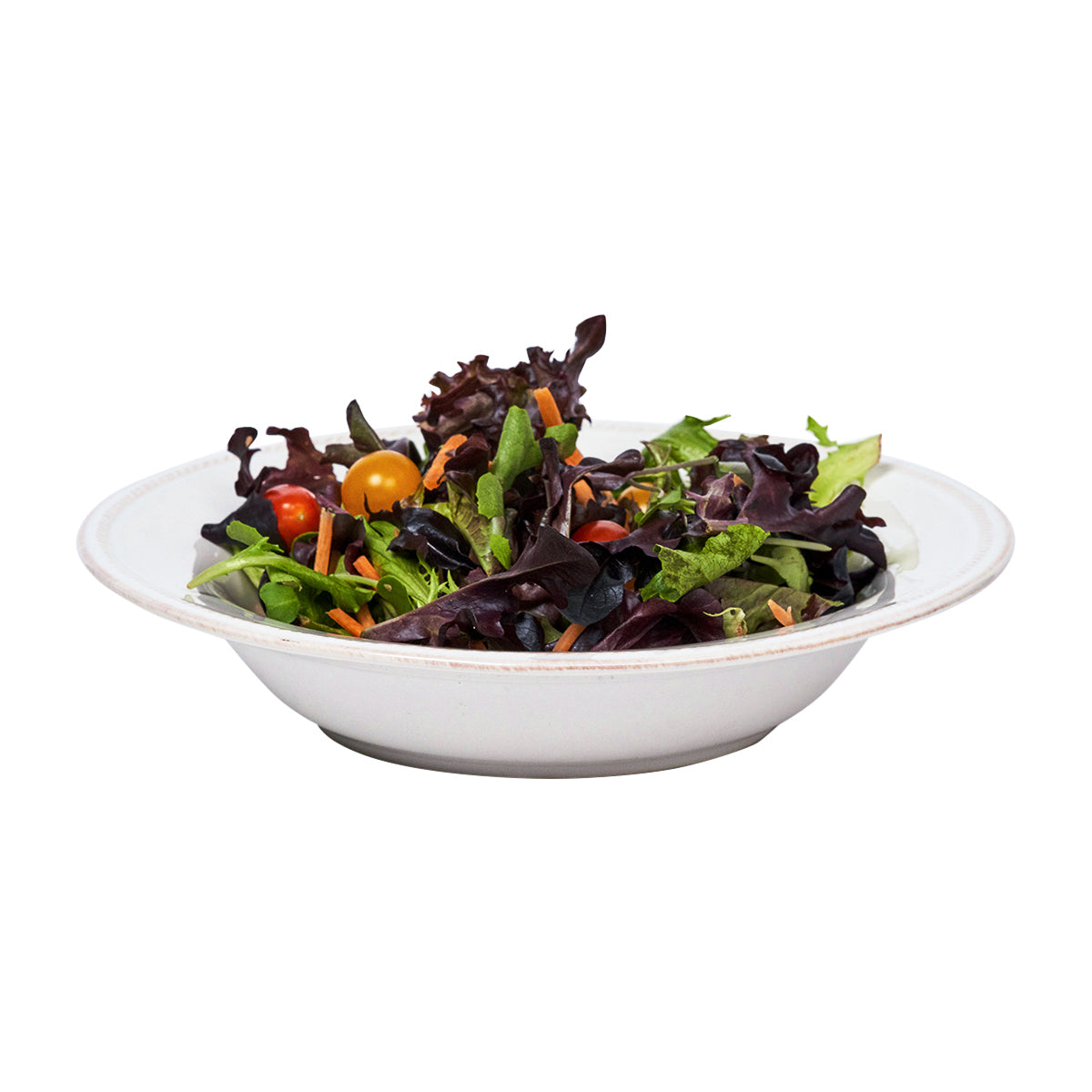 Berry & Thread Rimmed Soup Bowl - Whitewash - Image 2