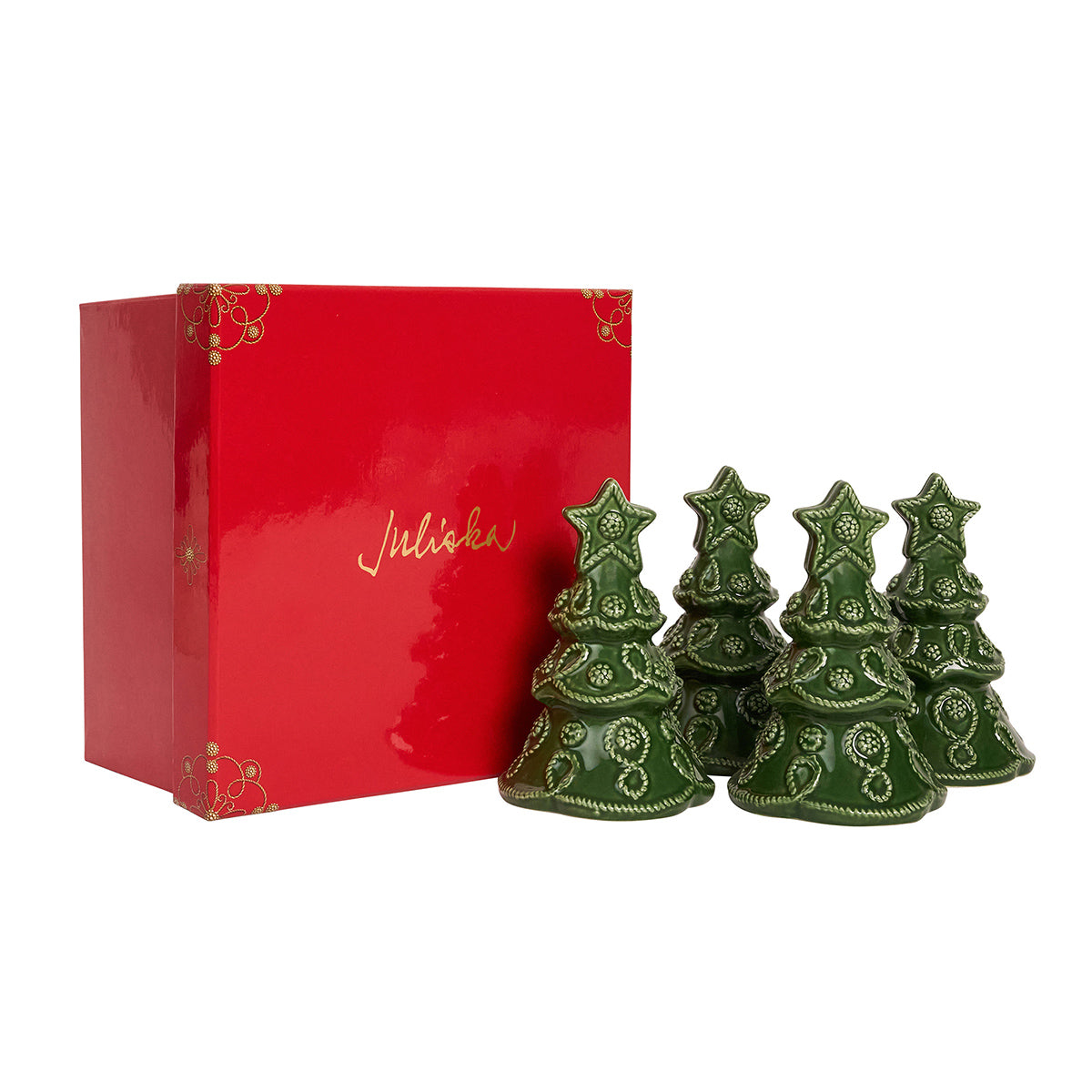 Berry & Thread Tree Place Card Holder Set/4 - Basil - Image 2