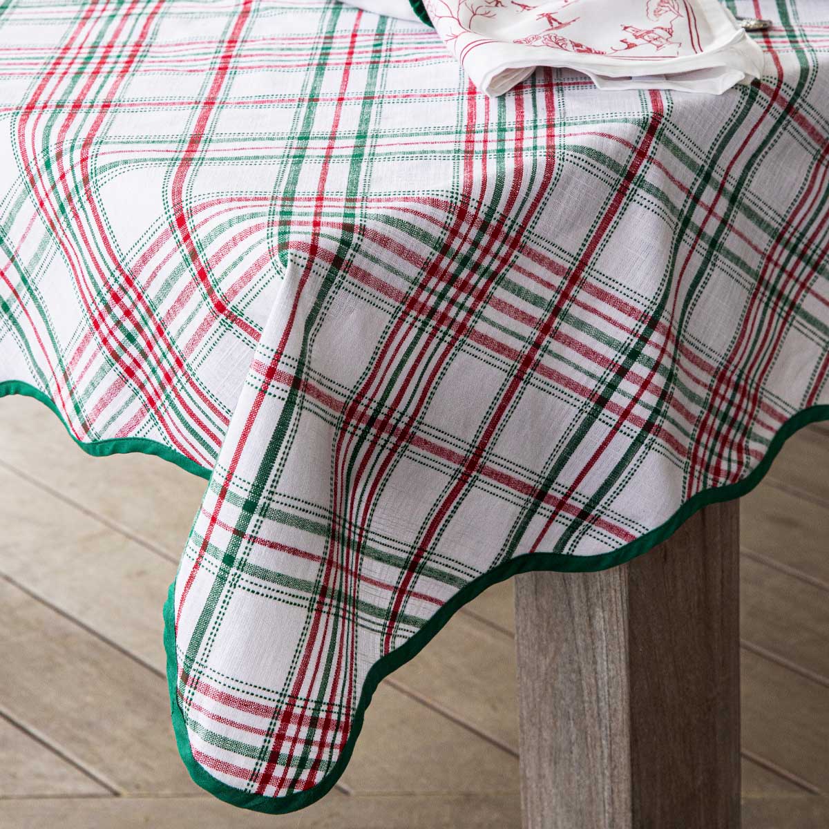 Merry Tartan 52 Square Tablecloth