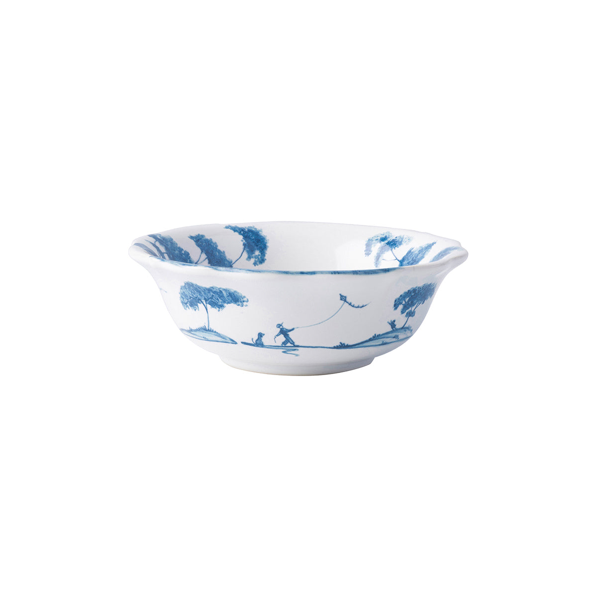 Country Estate Berry Bowl - Delft Blue
