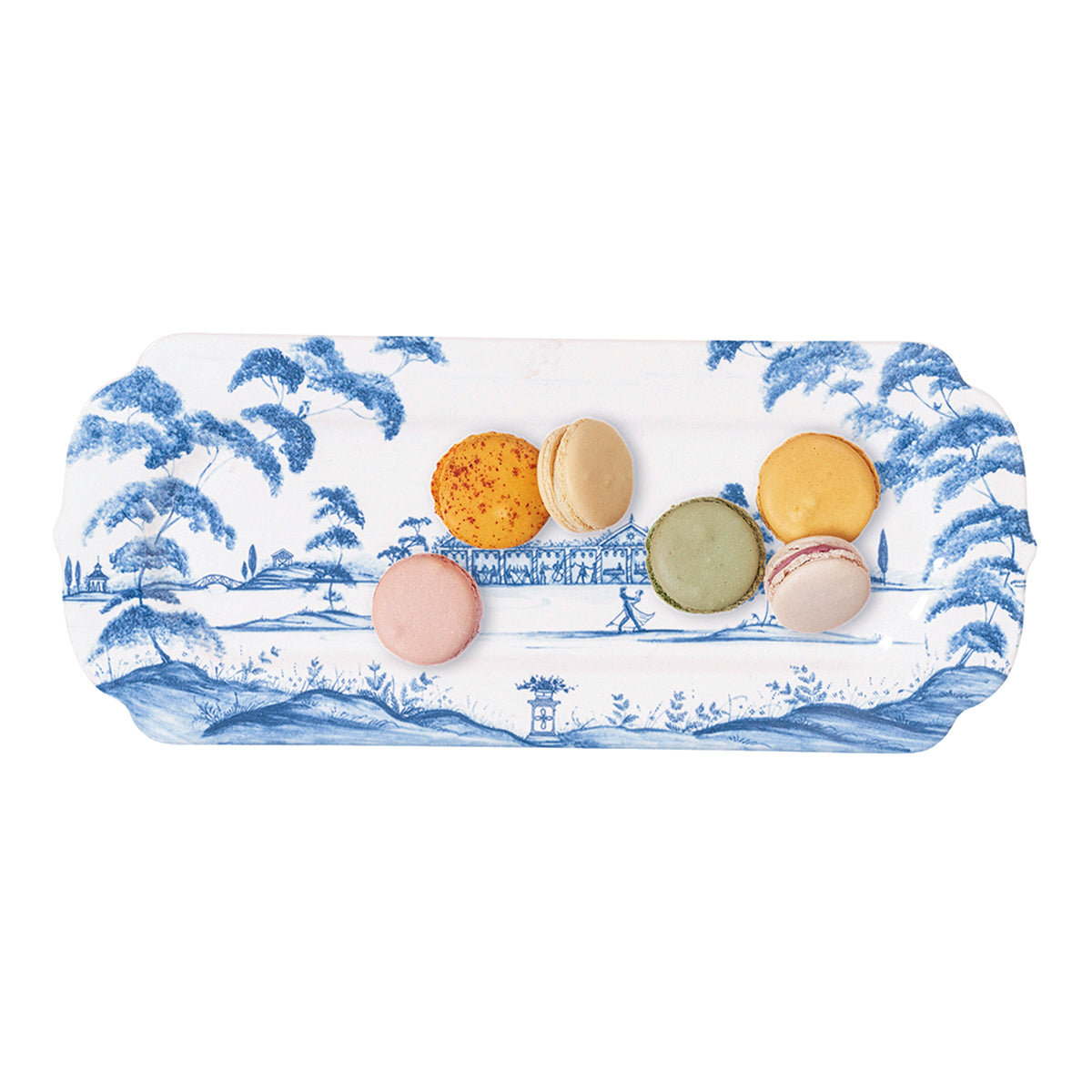 Country Estate 15 Hostess Tray - Delft Blue - Image 2