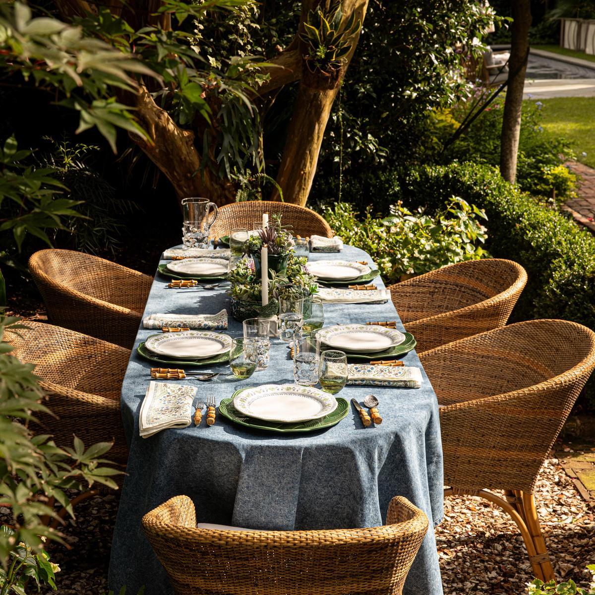 Denim 60 x 120 Tablecloth - Blue - Image 6