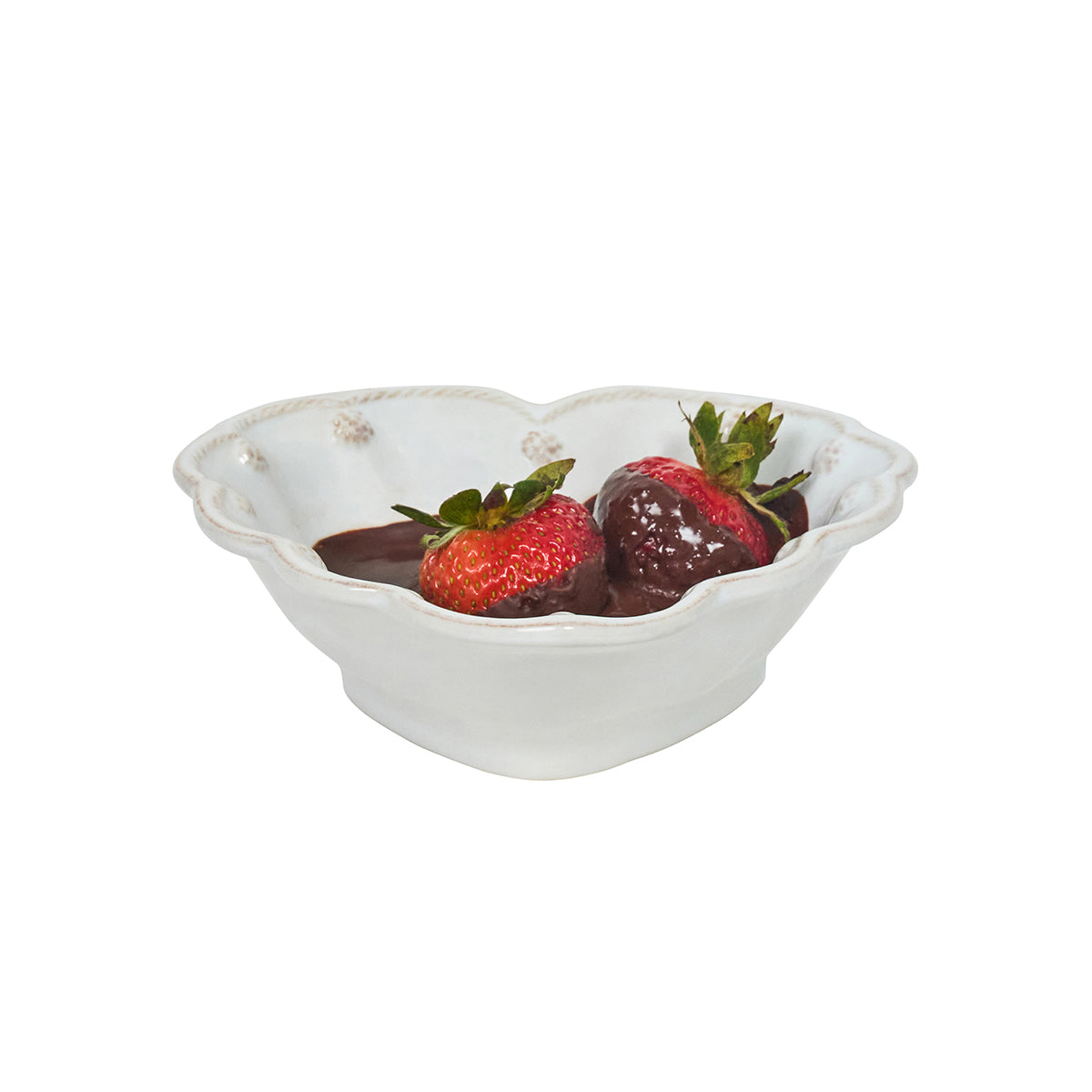 Berry & Thread 6.5 Heart Bowl - Whitewash - Image 2