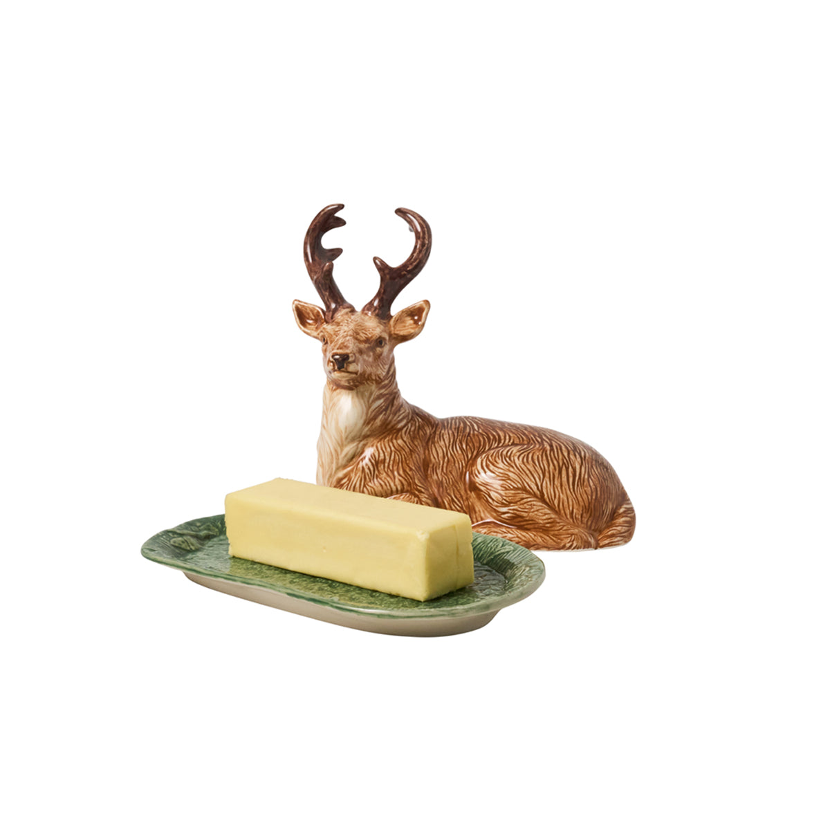 Forest Walk Stag Butter Dish - Multi - Image 2