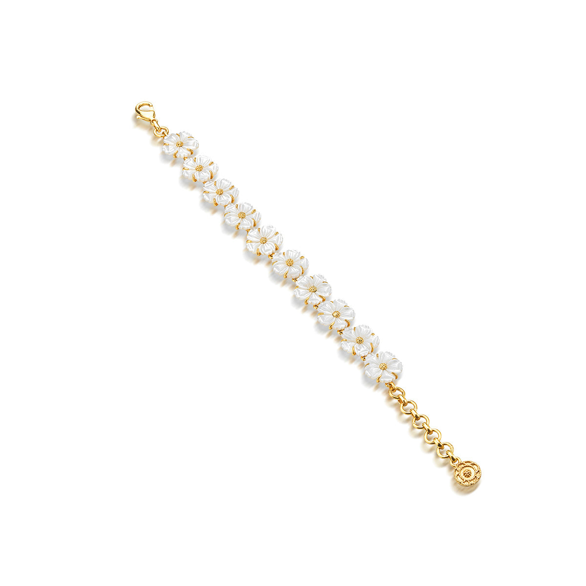Mermaid Garden Petite Riviere Bracelet. 7 - MOP - Image 3