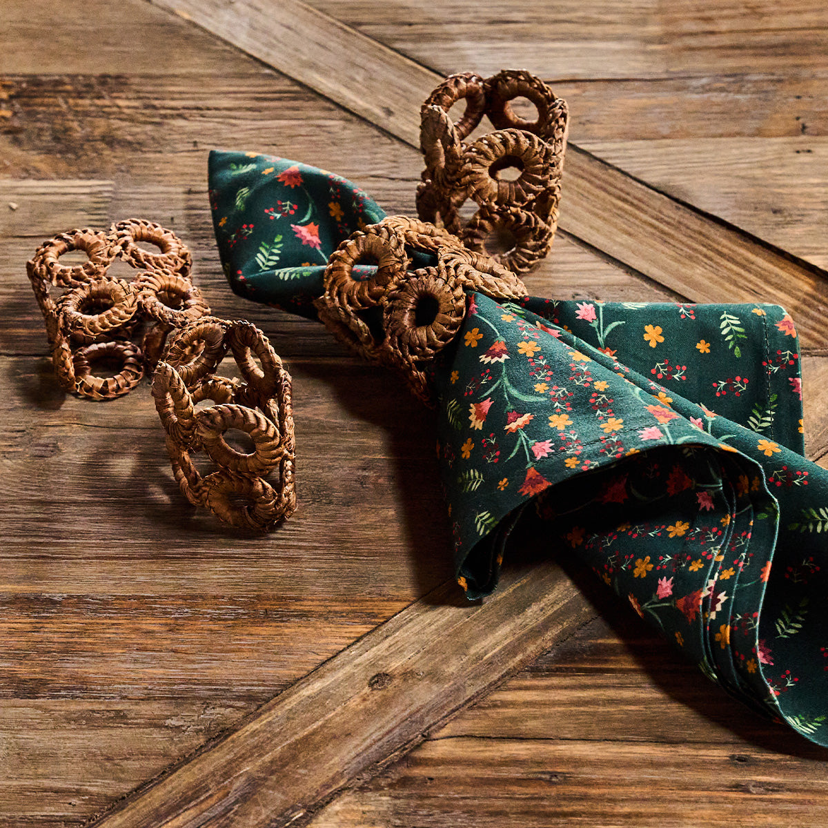 Klara Napkin Set/4 - Evergreen - Image 5