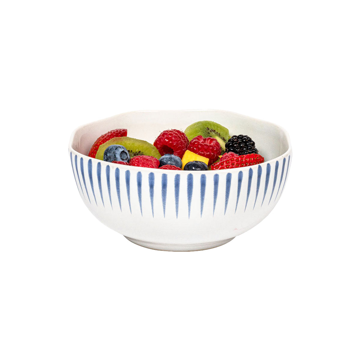 Sitio Stripe Cereal/Ice Cream Bowl - Delft Blue - Image 2