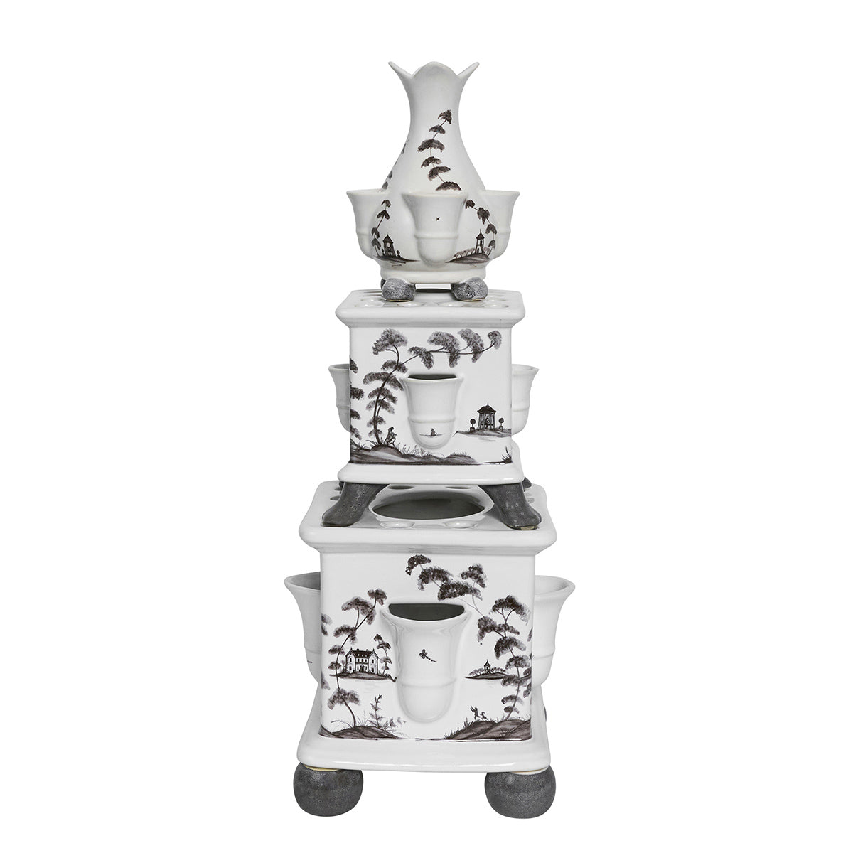 Country Estate Tulipiere Tower Set/3pc - Flint Grey - Image 5