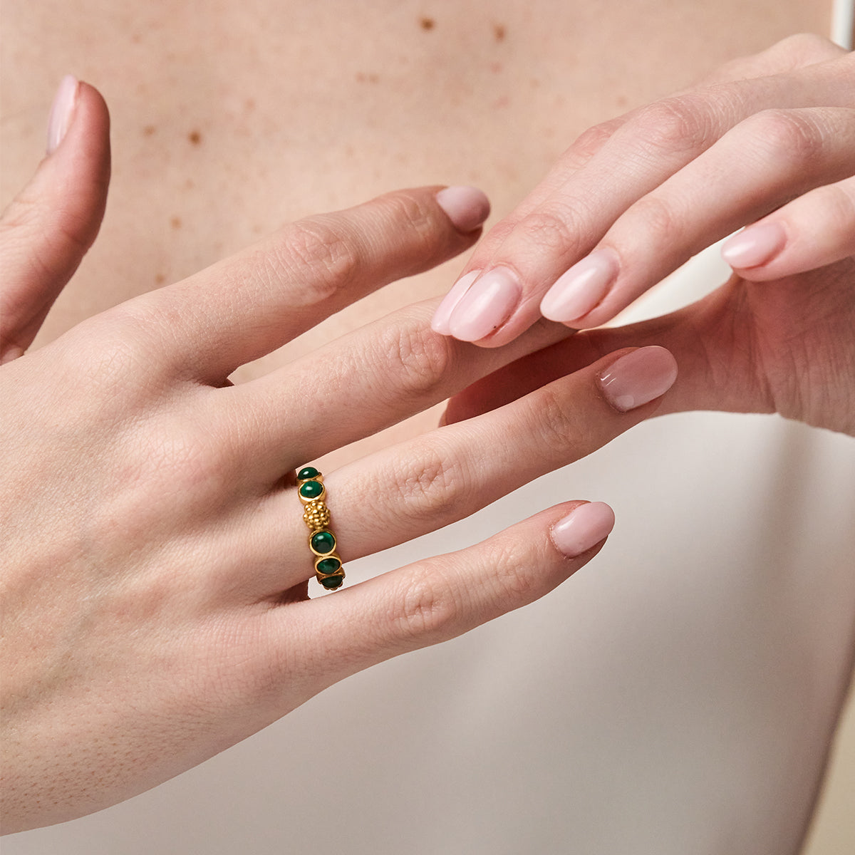 Berry Gem Ring - Malachite - Image 2
