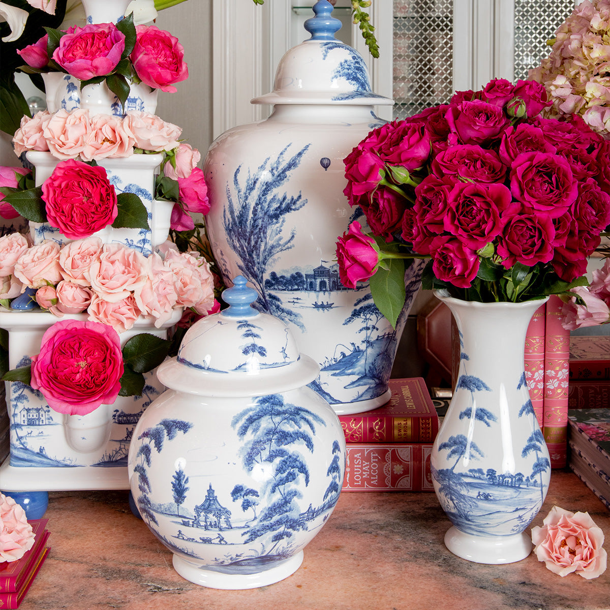 Country Estate 9 Vase - Delft Blue - Image 7