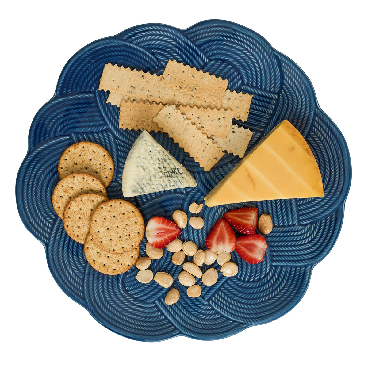 Le Panier Mystic Knot Charger/Platter - Denim - Image 2