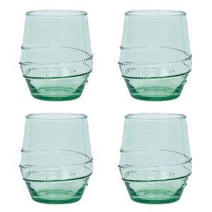 Amalia Acrylic Small Tumbler Set/4 - Seagrass