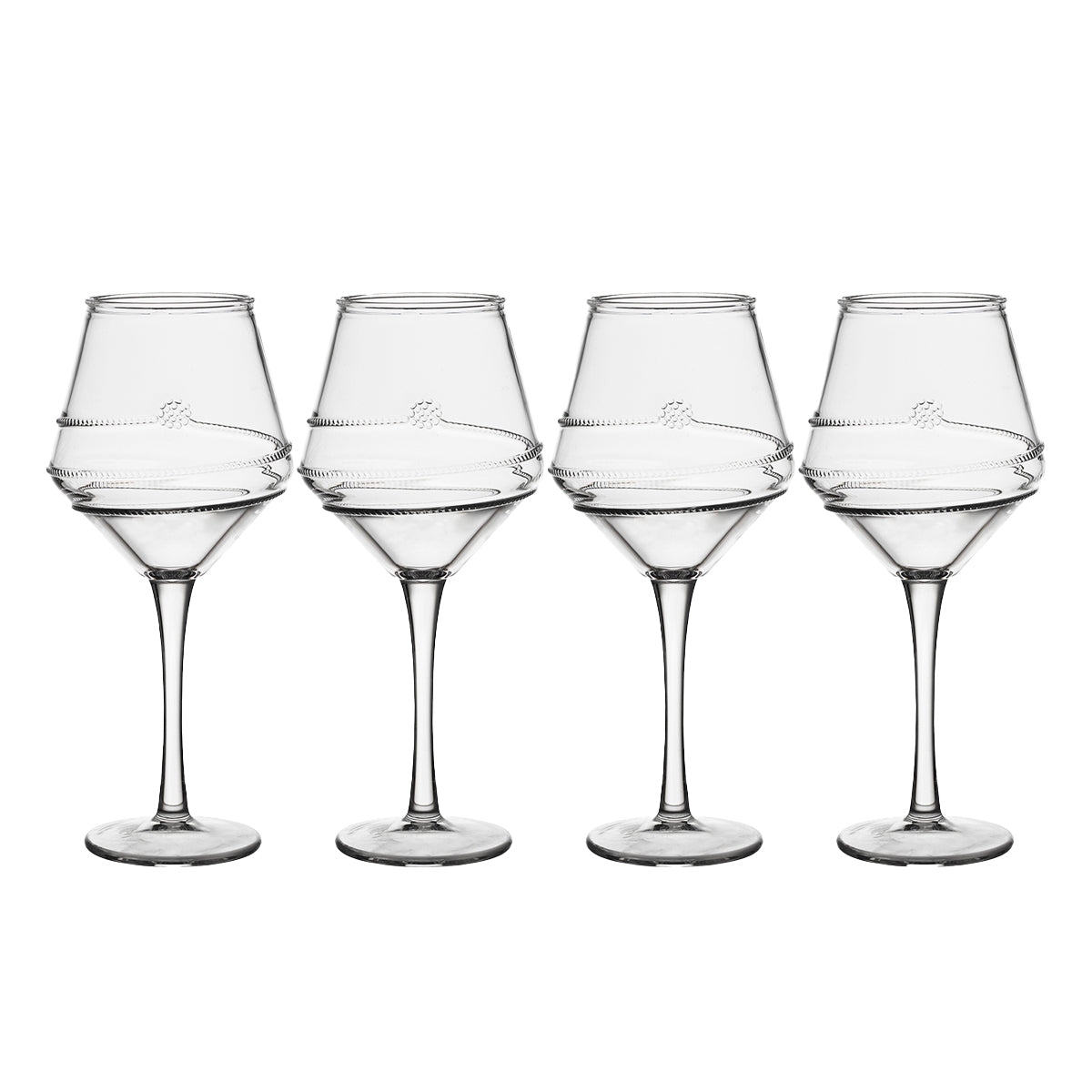 Amalia Acrylic Wine Glass Set/4
