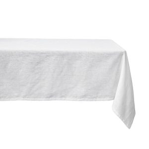 Berry Scallop 60 x 120 Tablecloth - White