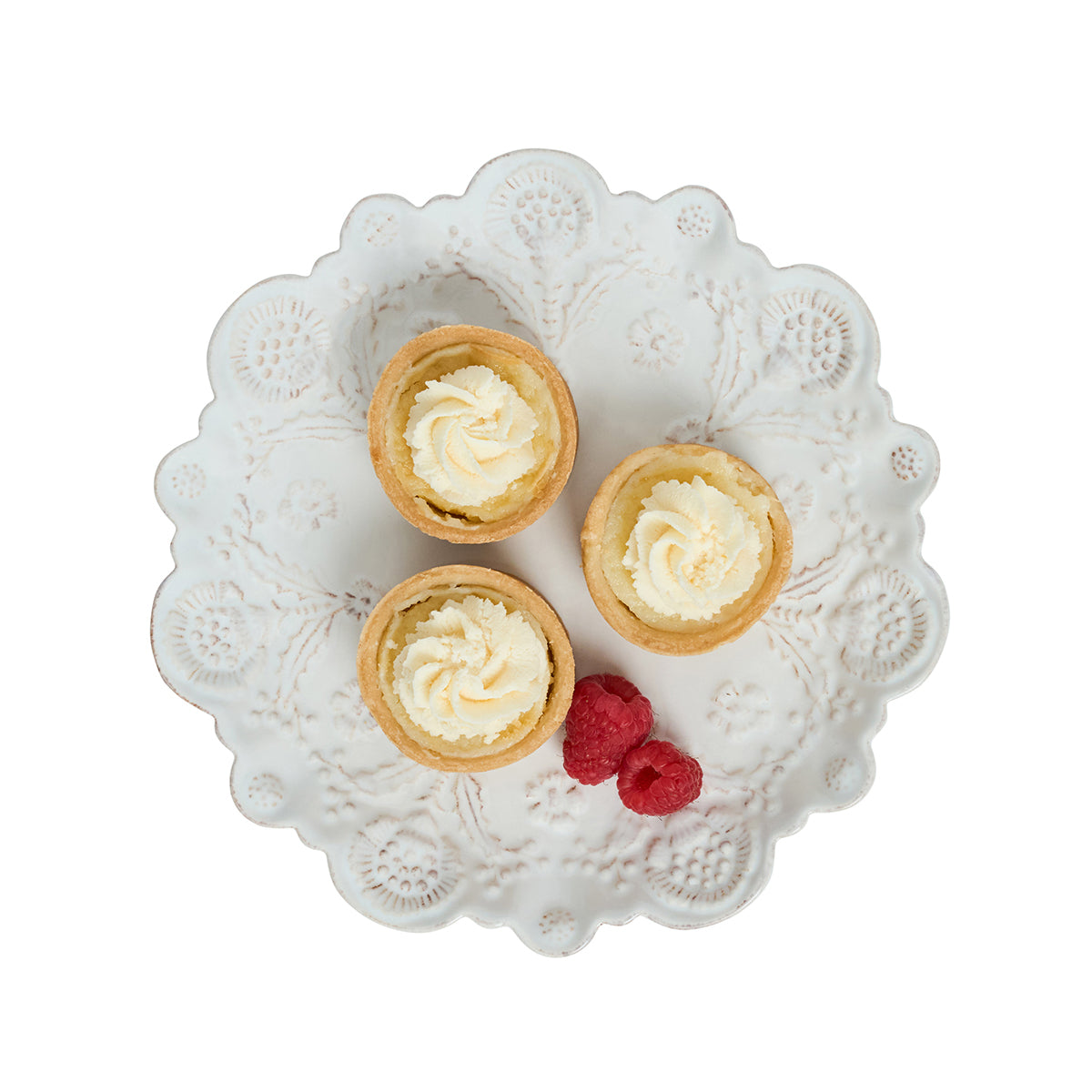 Berry & Thread Thistle Dessert/Salad Plate - Whitewash - Image 2