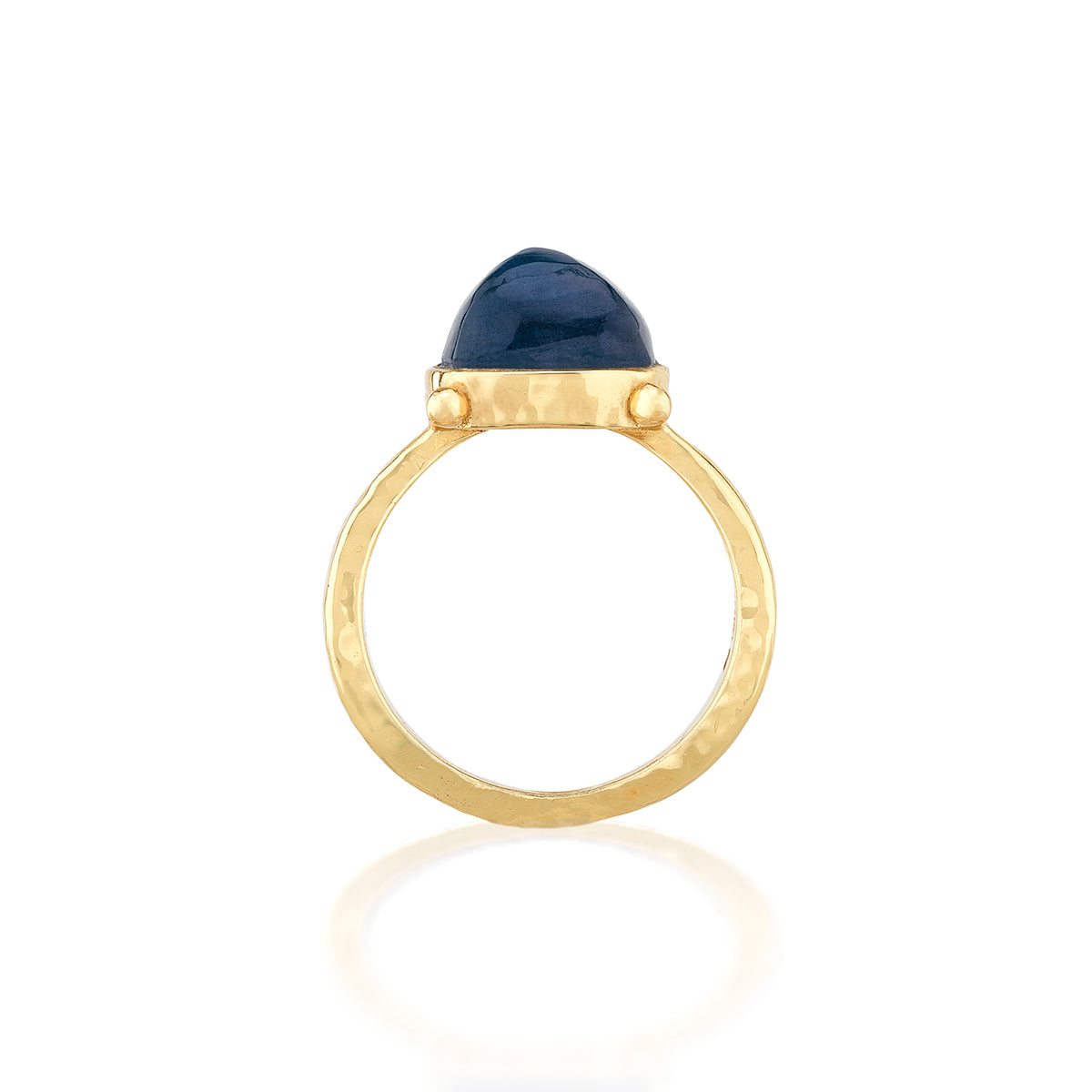 Mystic Eye Gem Ring- Blue Labradorite - Image 3