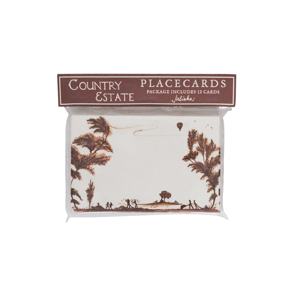 Country Estate Harvest Place Card Set/12 - Sepia - Image 3