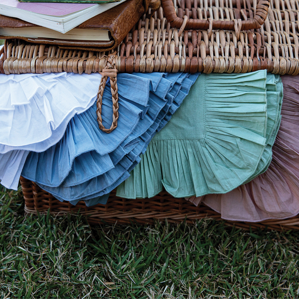 Mademoiselle Napkin Set/4 - Chambray - Image 3