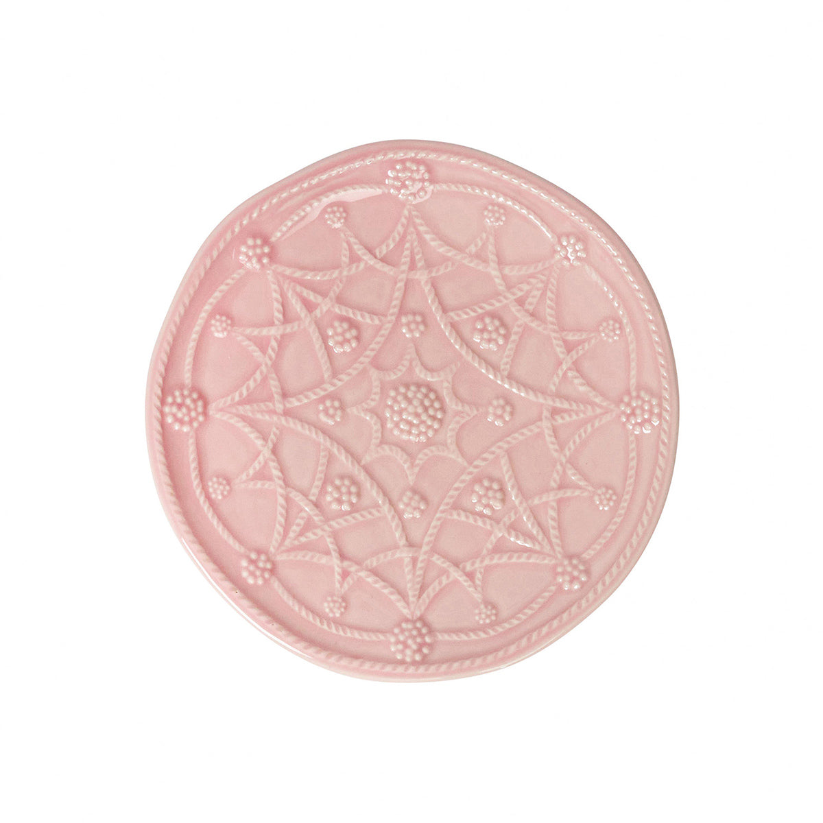 Jardins du Monde Side/Cocktail Plate Assorted Set/4 - Blush - Image 11