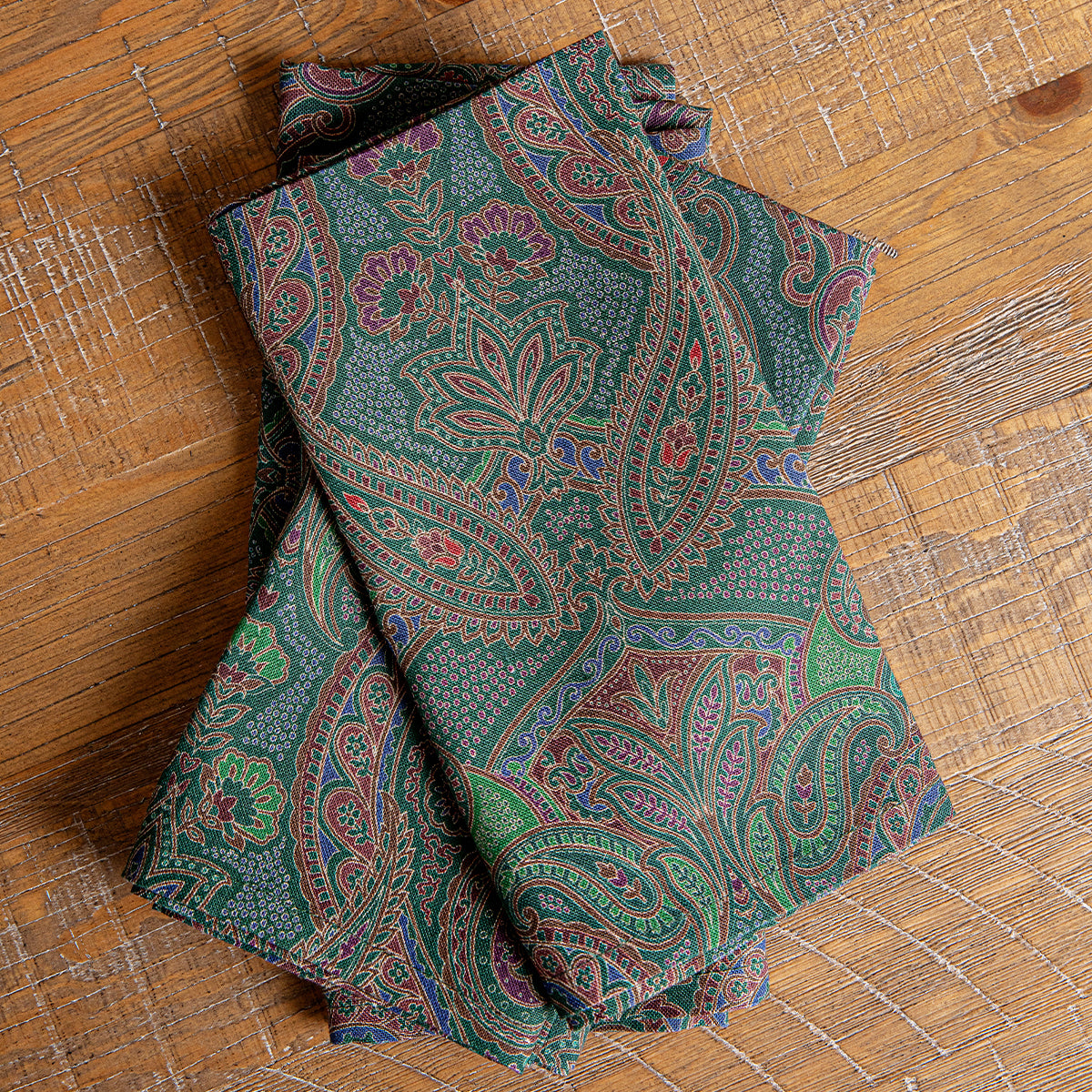 Paisley Napkin Set/4 - Evergreen - Image 5