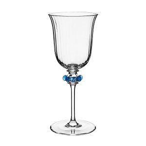 Nell Ruffle Wine Glass - Chambray