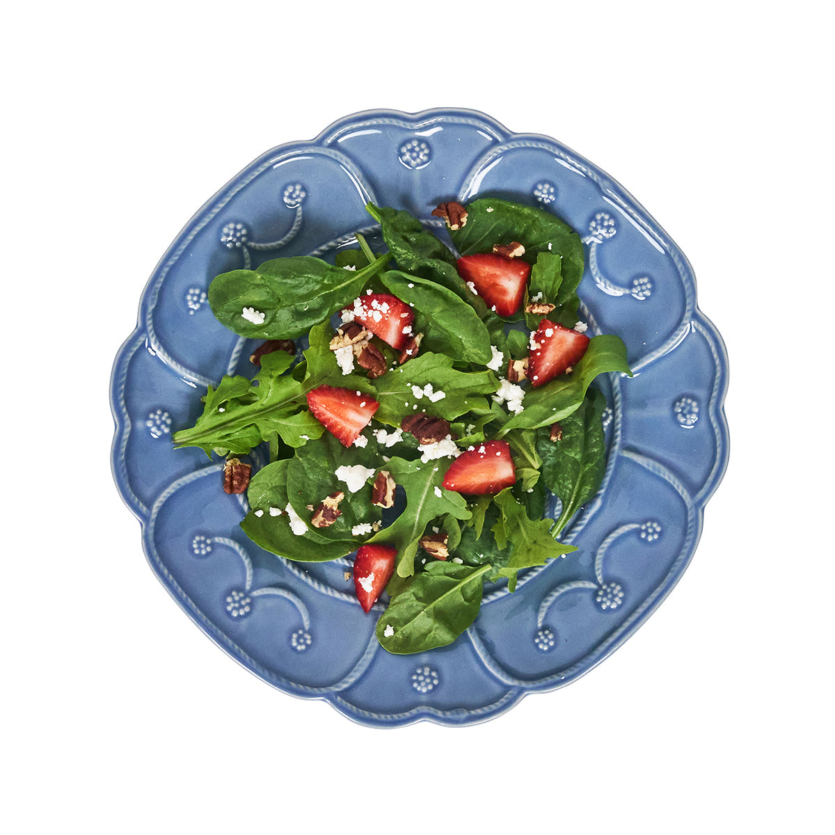 Jardins du Monde Dessert/Salad Plate Assorted Set/4 - Chambray - Image 3