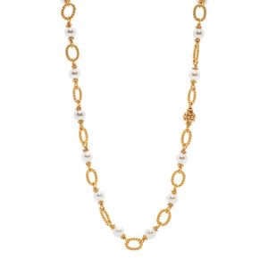 Bead Chain. 24'' - Pearl
