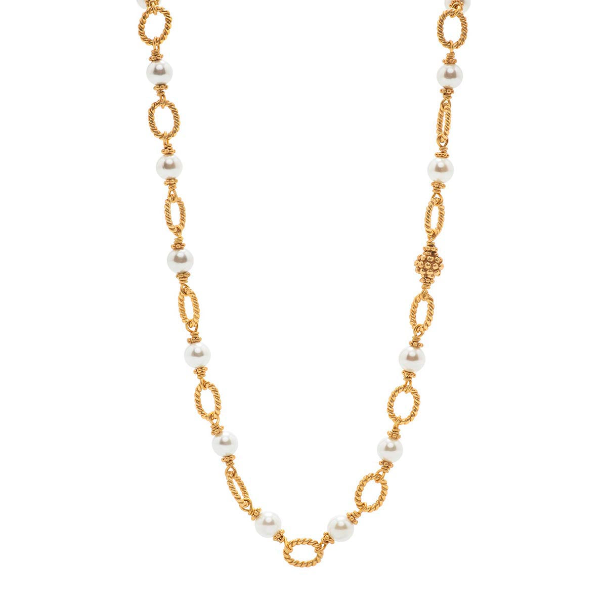 Bead Chain. 24'' - Pearl