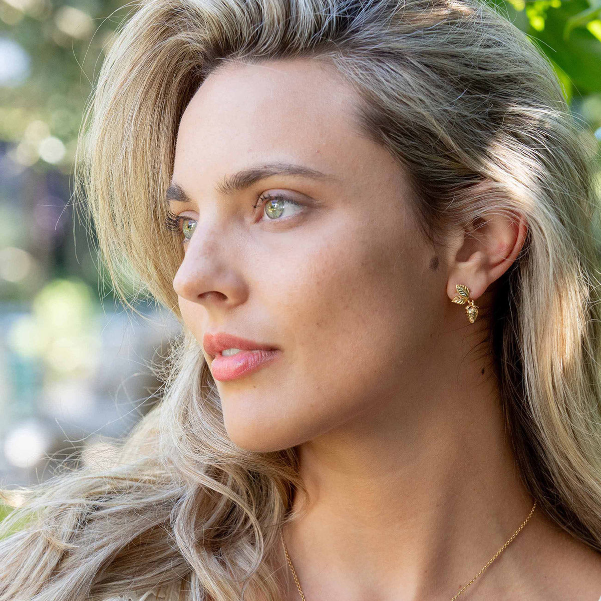 Meadow Walk Drop Earrings - Gold - Image 2