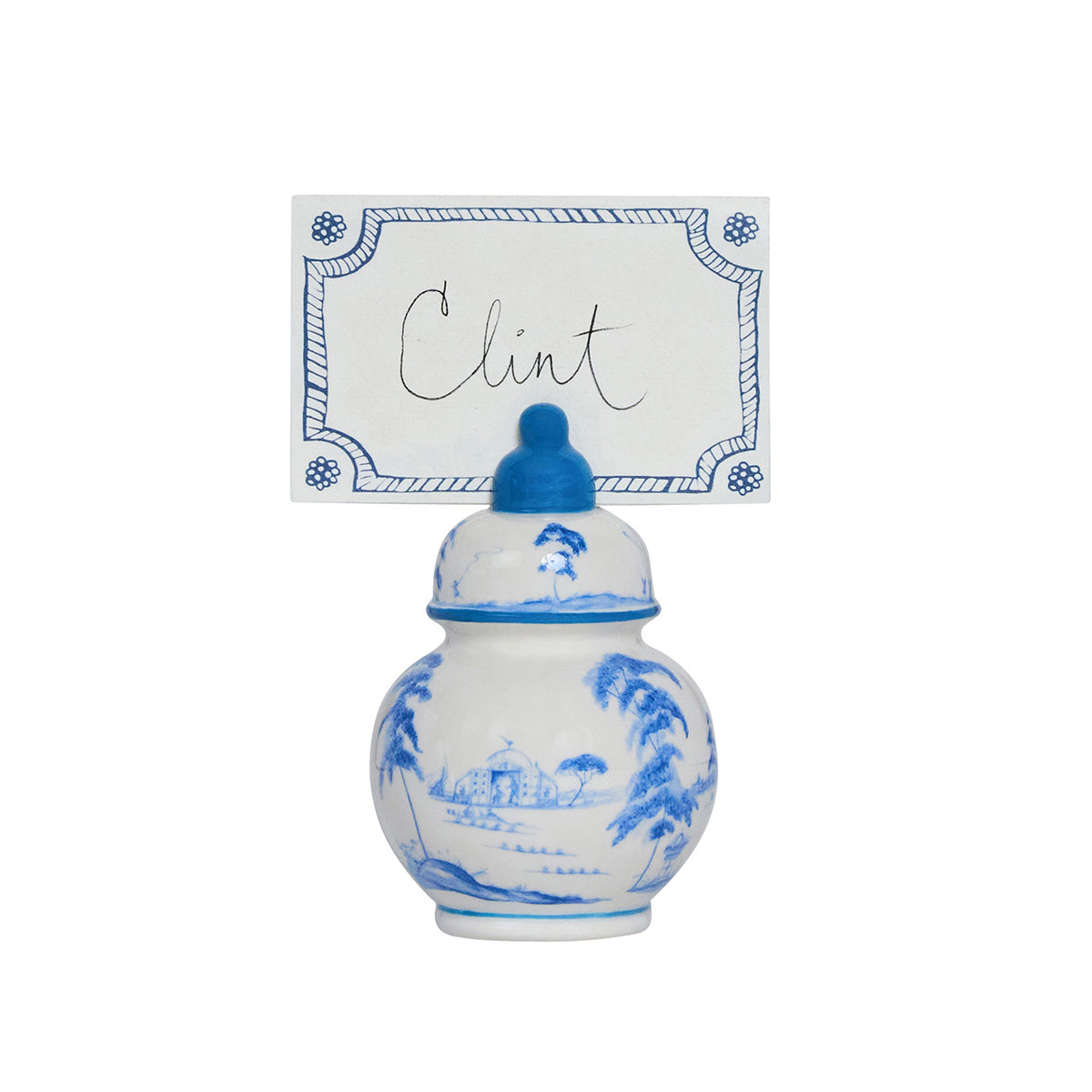 Berry & Thread Place Card Set/12 - Chambray - Image 2
