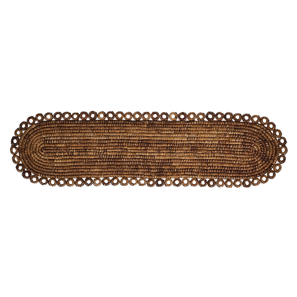 Rustic Ring 16 x 60 Table Runner - Natural