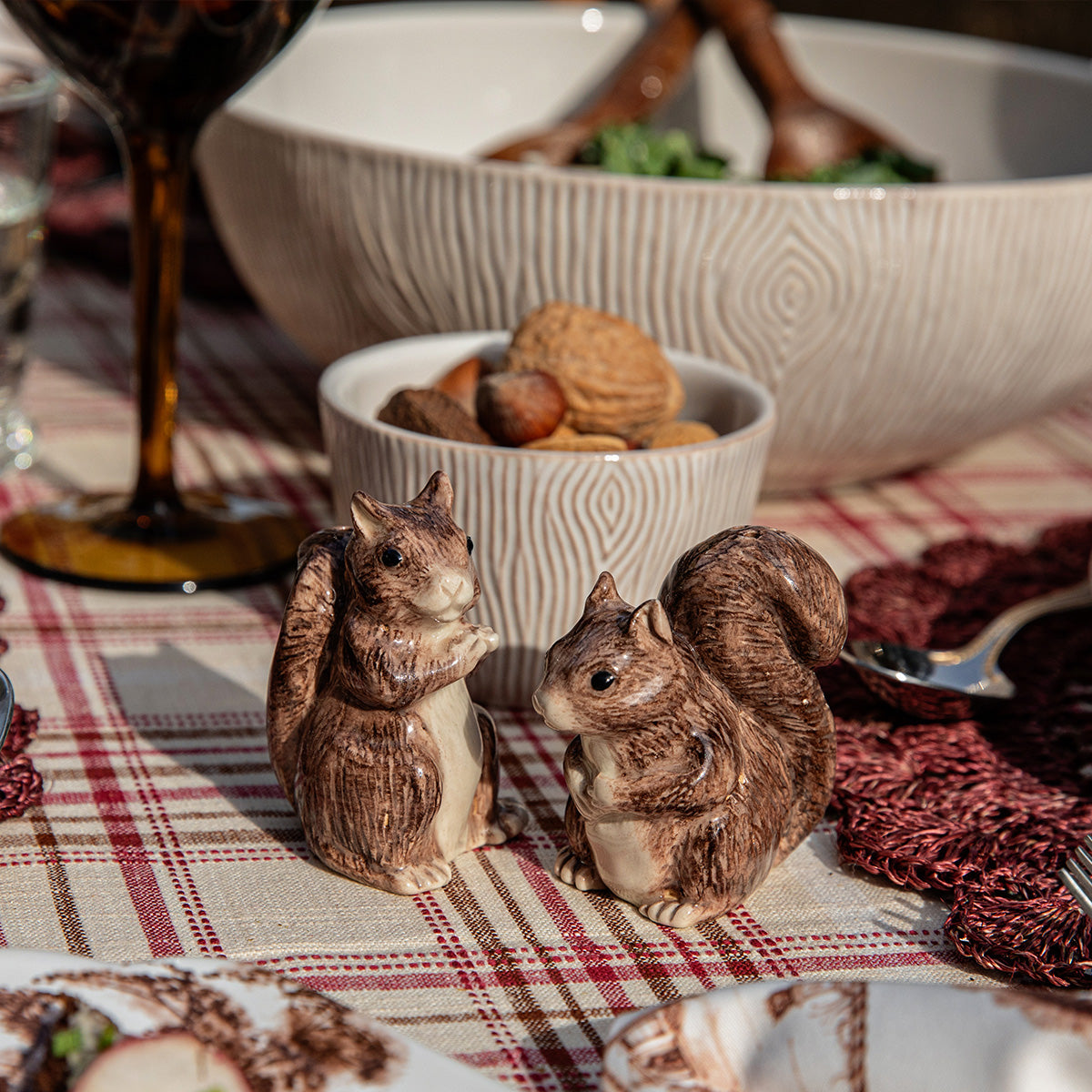 Clever Creatures Squirrel Salt and Pepper Shakers Set/2pc - Image 3