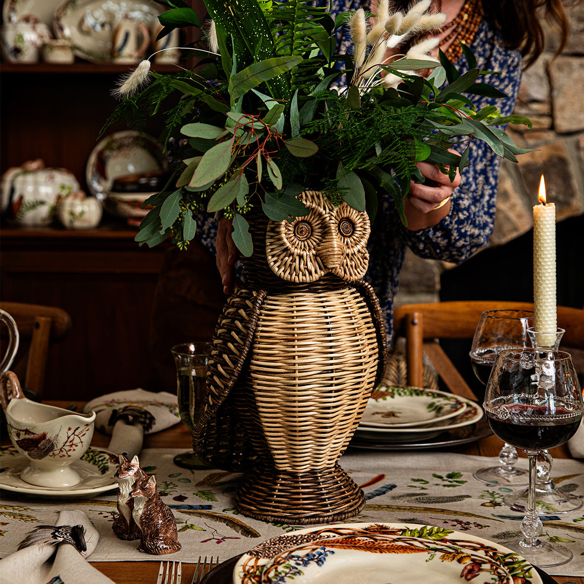 Devon Willow 15 Owl Vase - Image 4