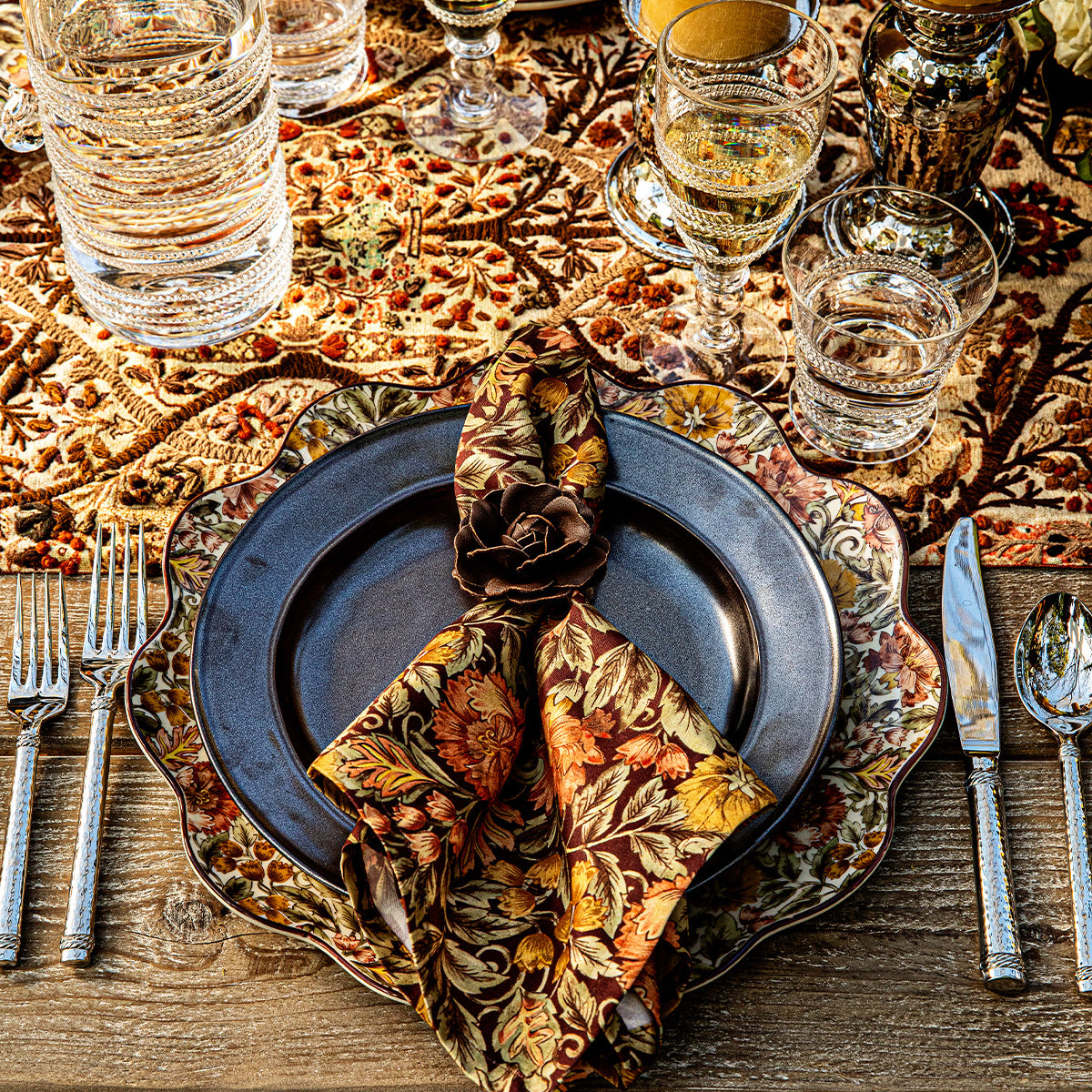 Willa Napkin Set/4 - Amber - Image 5