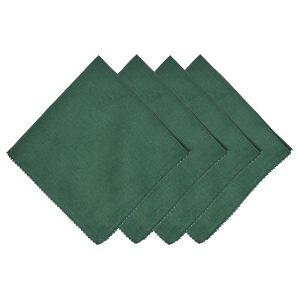 Berry Scallop Napkin Set/4 - Evergreen