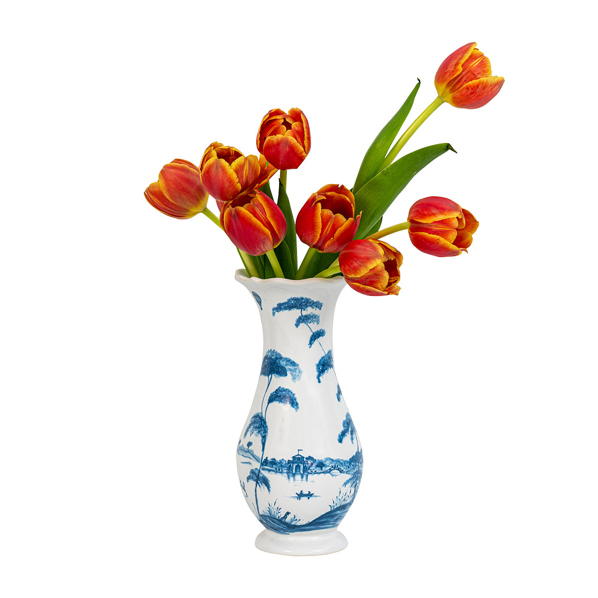 Country Estate 9 Vase - Delft Blue - Image 3