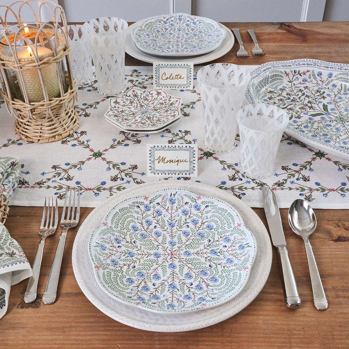 Villa Seville Place Card Set/12- Chambray - Image 4