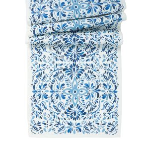 Iberian 18 x 90 Table Runner - Indigo