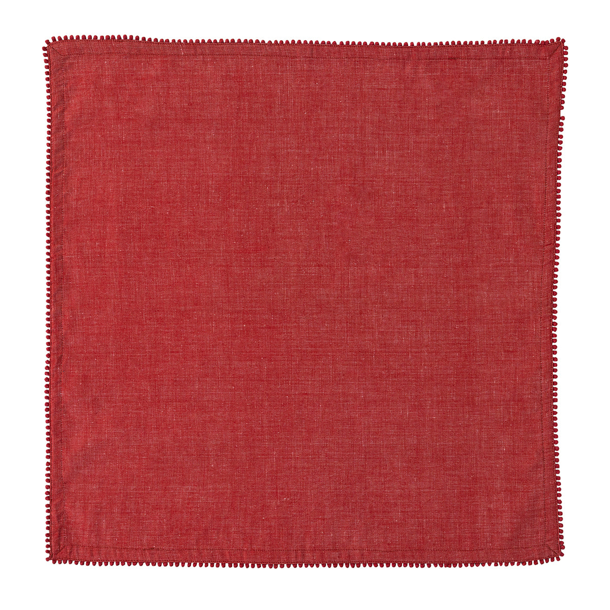 Berry Trim Napkin - Red - Image 3