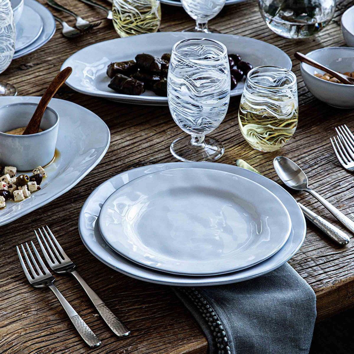Quotidien Dinner Plate - White Truffle - Image 3