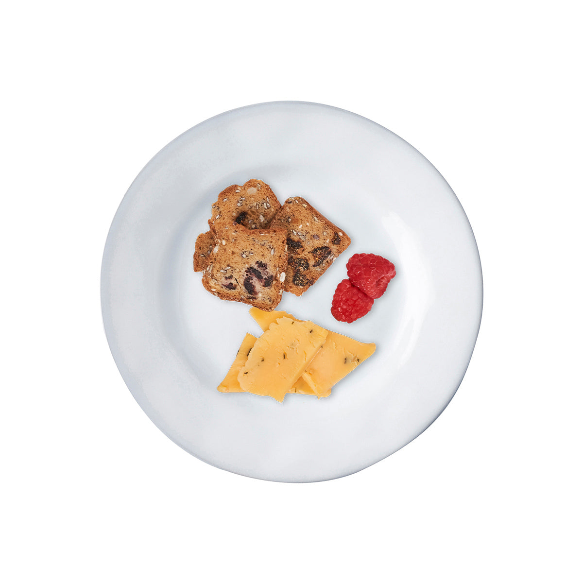 Quotidien Side/Cocktail Plate - White Truffle - Image 2