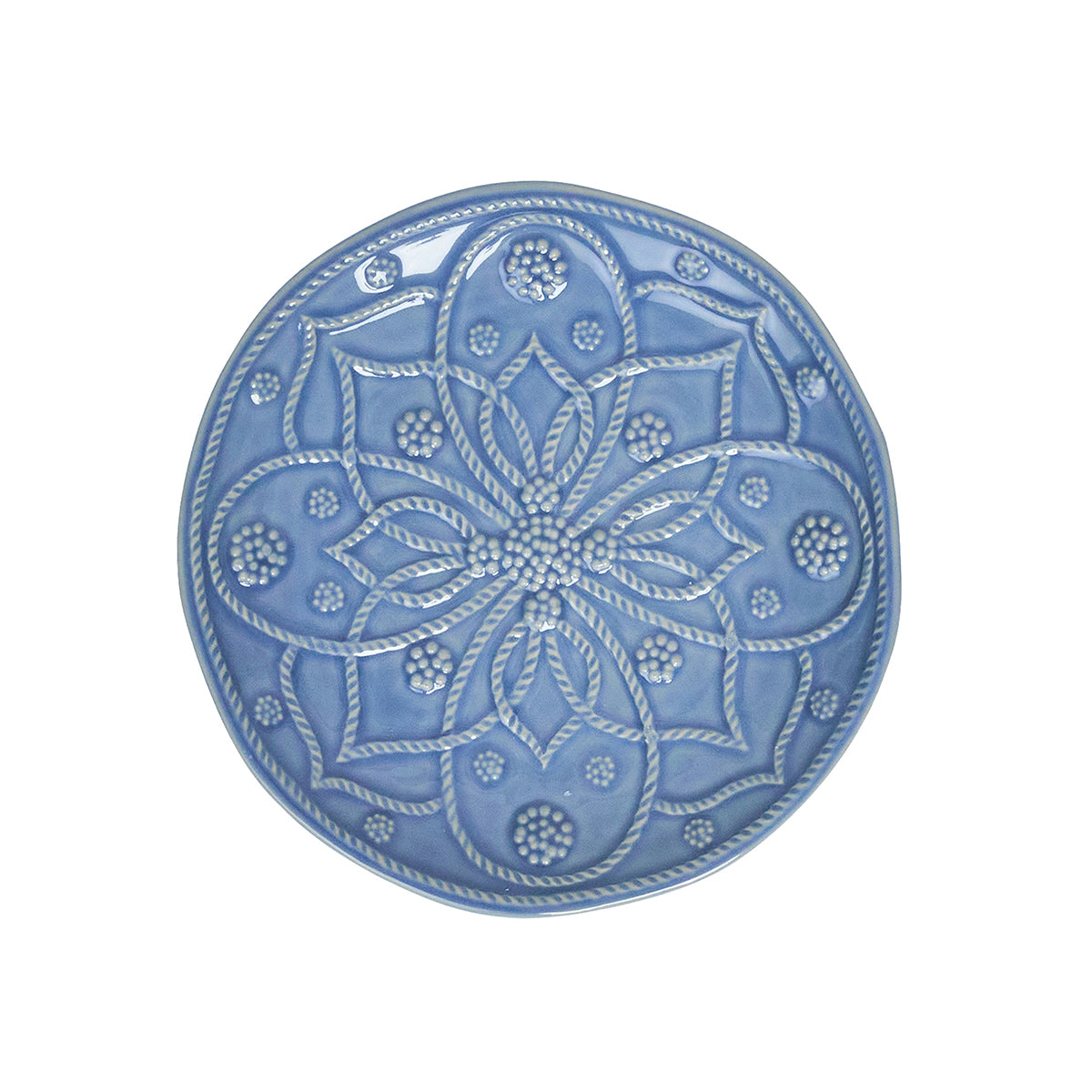 Jardins du Monde Side/Cocktail Plate Assorted Set/4 - Chambray - Image 8