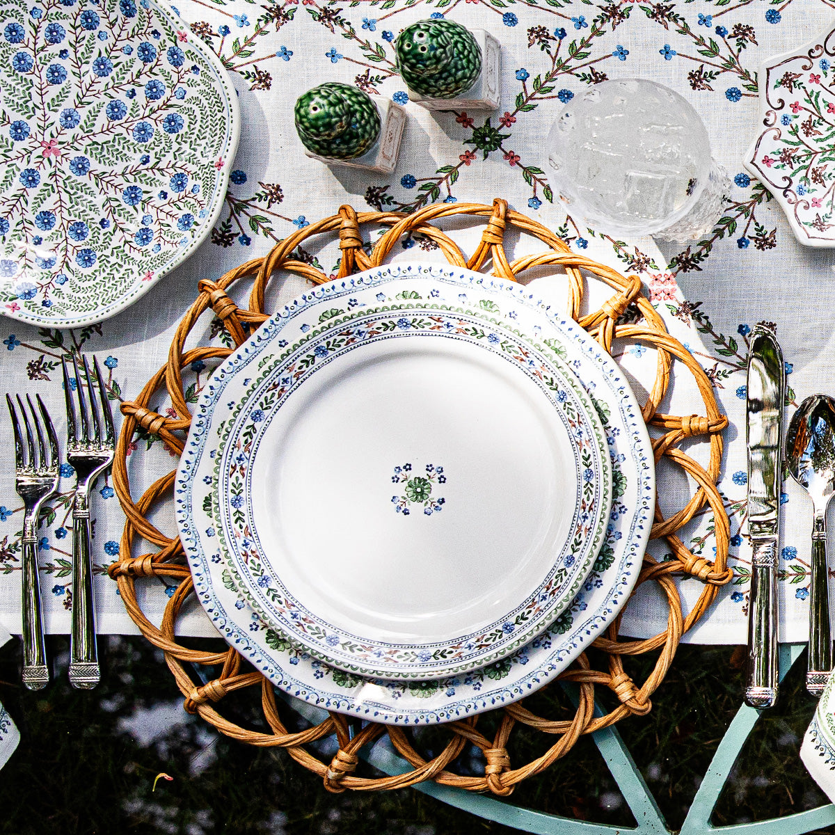 Villa Seville Dessert/Salad Plate - Chambray - Image 4