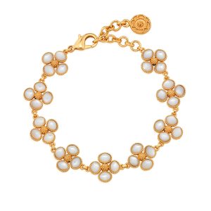 Berry Clover Link Bracelet. 7+2 - MOP