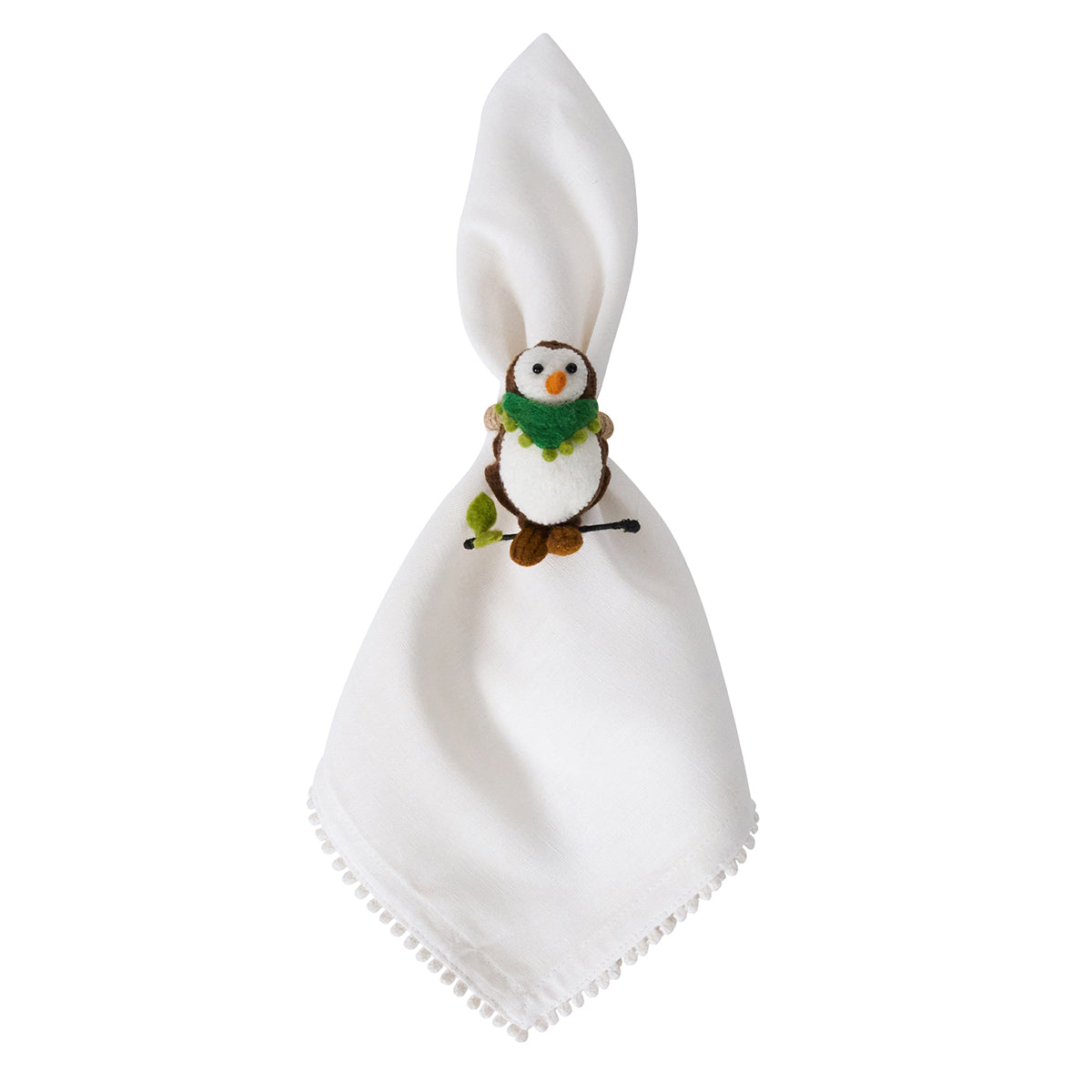 Berry & Thread North Pole Animal Napkin Ring Assorted Set/4 - Image 4