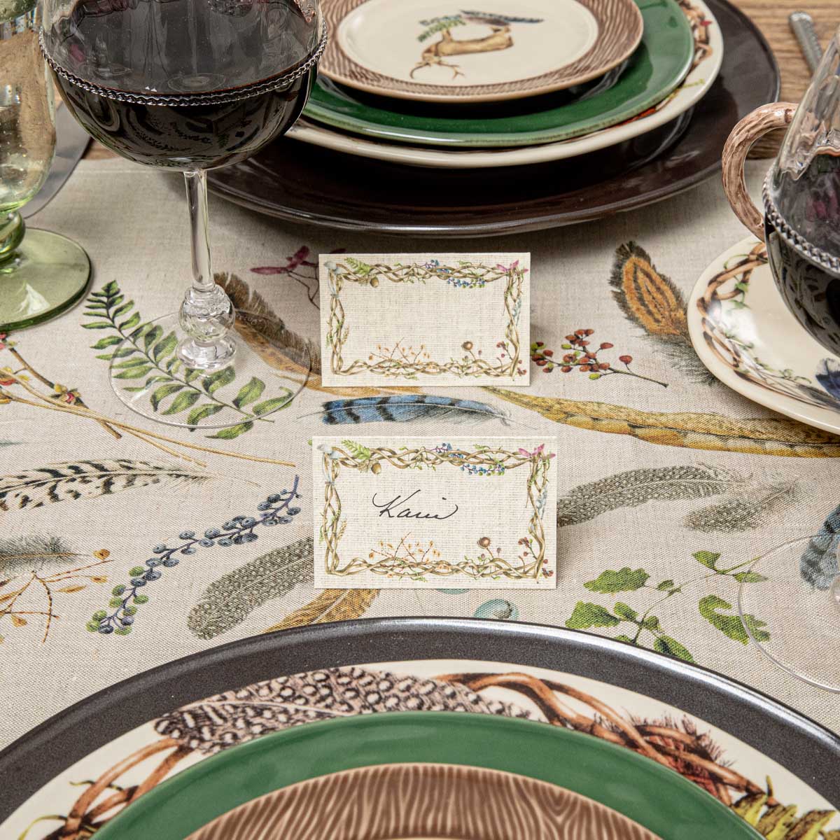 Forest Walk Place Card Set/12 - Image 4